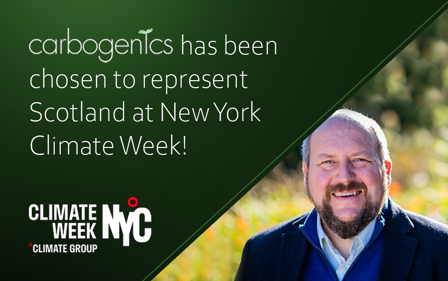 Carbogenics Chosen to Represent Scotland at New York Climate Week