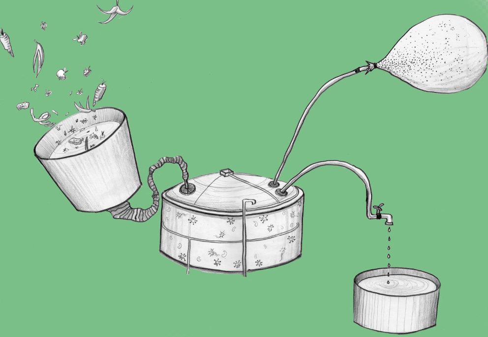 Anaerobic Digestion Drawing