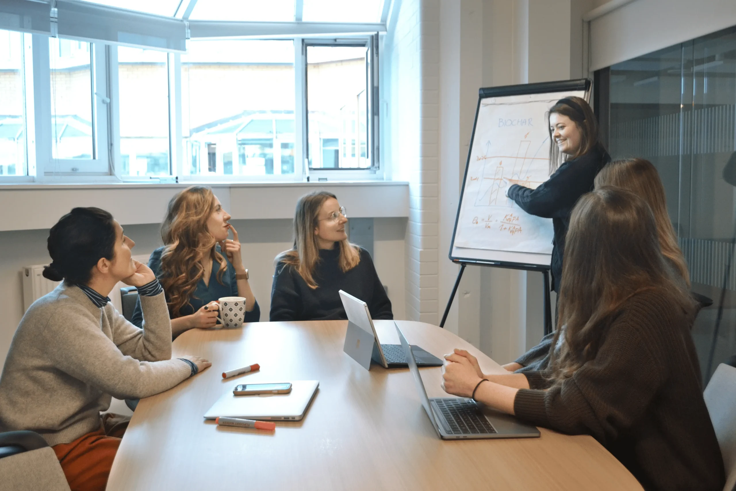 people in a meeting room