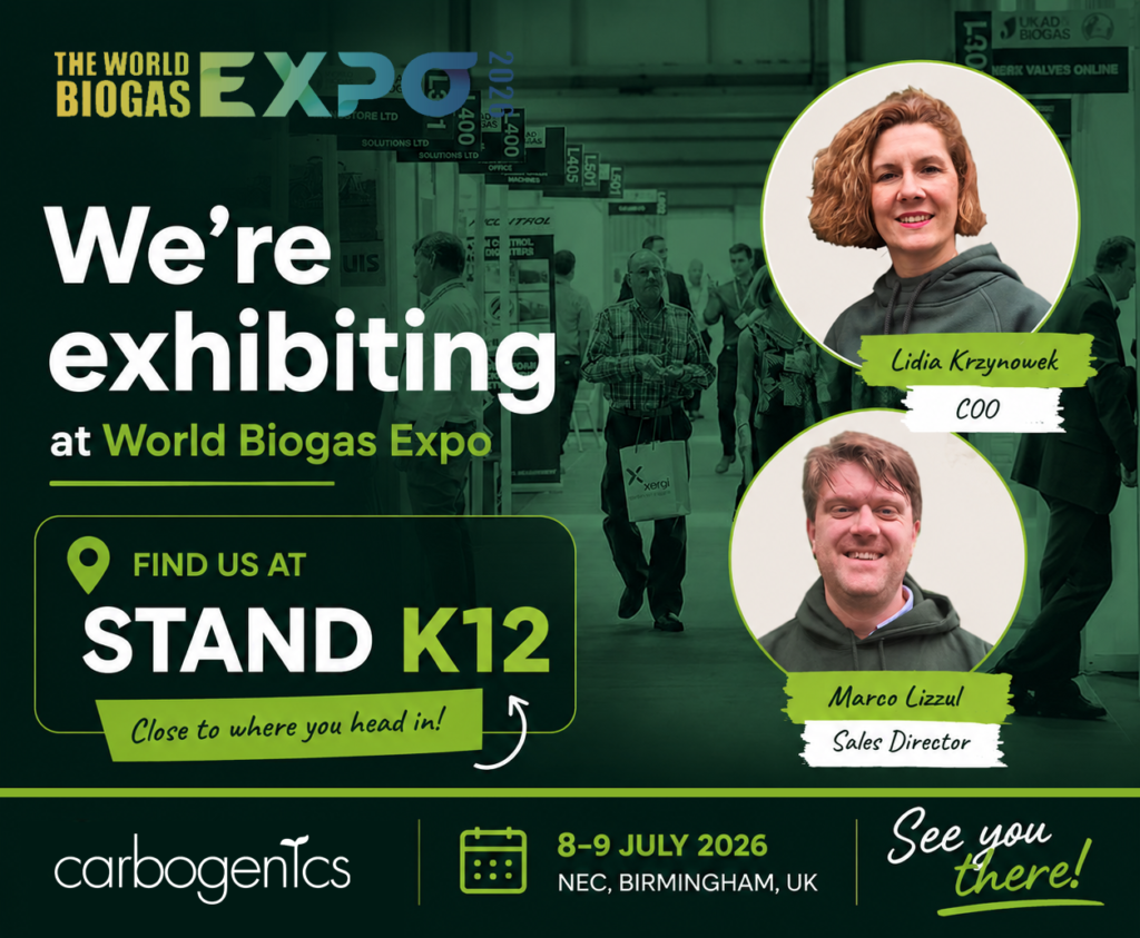 World Biogas Expo Carbogenics Graphic